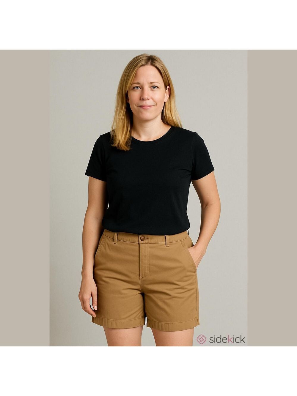 Talbots The Weekend Tan Chino Shorts Size 8